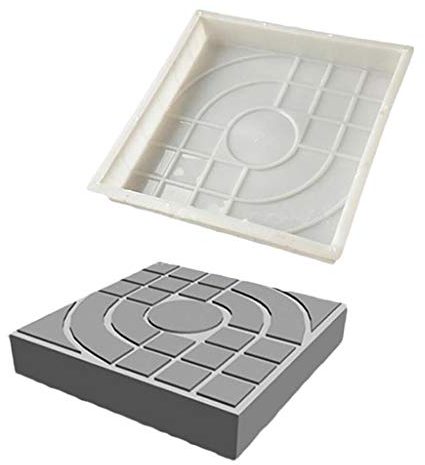 LIANYG Gehweg Schablonen Ziegelstein-Form Pavement DIY Pfad-Hersteller-Form Pflaster Cement Brick Die Steinstraße Pflasterformen Werkzeug for Gartendekoration Betonformen (Color : A)