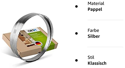 Lot de 3 lames de scie à ruban pour bois Metabo BAS 260/261 - 1712 x 10 x 0,50 x 6 mm