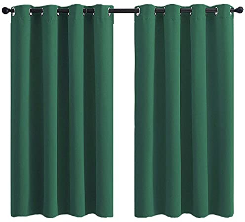 QIAOH Vorhänge Blickdicht 2er Set 86x114cm, Lichtundurchlässige Vorhang Mit Ösen, Verdunklungsgardine Kindergardine Sterne Vorhang Sterne Silber Kräuselband