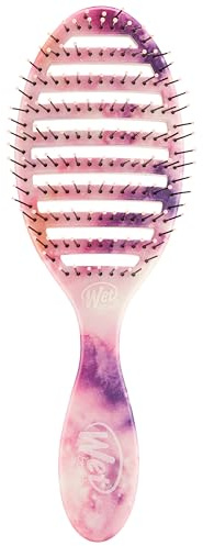 WetBrush Speed Dry Detangler with Heat Resistant Heatflex Bristles and Open Vent Design to Dry Hair Faster, for All Hair Types, Colour Wash Collection, Watermark