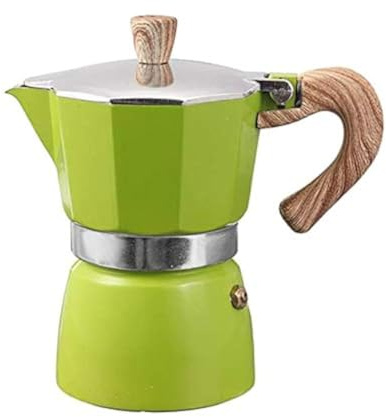 FLBT Cafetières en Aluminium Cafetière Espresso De Style Italien Percolateurs Cuisinière Pot Bouilloire Geyser Cafetière (Color : C) Needed