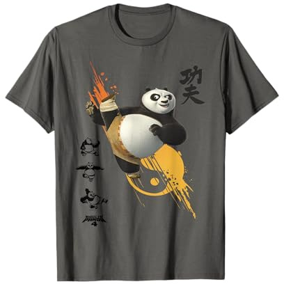 Kung Fu Panda 4 Pro de DreamWorks Flying Kick Camiseta