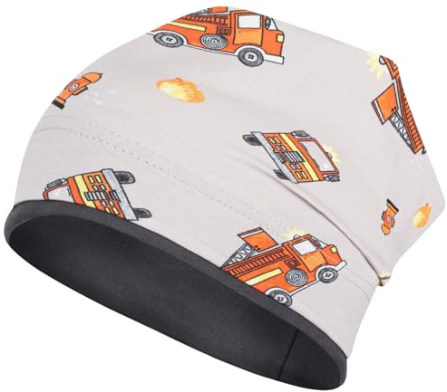 Smarilla Kinder Beanie Übergangsmütze für Jungen | Baumwolle | Doppellagiger Bund | Frühling, Herbst & kühle Sommertage