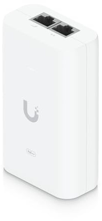 Ubiquiti U-PoE++ Adapter, Ethernet, 1000 Mbps, Network Adapter