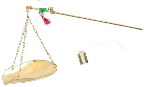 Alipis 3pcs Old Fashioned Kitchen Weighing Scale Chinese Medicine Scale High Precision Gram Home Decor Kitchen Use