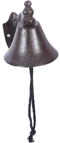 GLEAVI Cloche Rétro pour Porte De Balcon Sonnette De Porte Vintage Suspendue Sonnette Entrée pour Maison