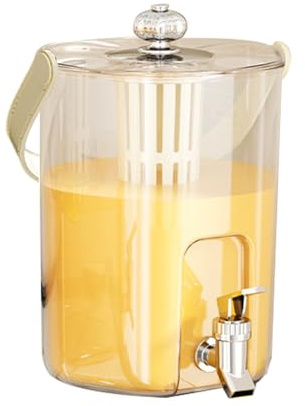 Mppchhn Limonade Spender | Saft Wasserspender Für Party Mit Hahn Und Filter,5L Behälter Für Tee Säfte Catering Camping Feiern Familienfeste Gastronomie
