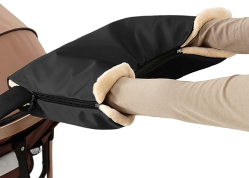 Flintronic Handmuffar för barnvagn, extra tjocka barnvagnshandskar, handvärmare för barnvagnar, vattentät, vindtät, frostskyddad, universell storlek, vinterhandskar för barnvagnar
