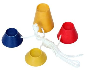 4 Größen Winter-Golf-Tees, Gummi-Winter-Golf-Tee-Übungsballhalter mit verschiedenen Höhen für frostige Tage, 4 Stück, Ballhalter