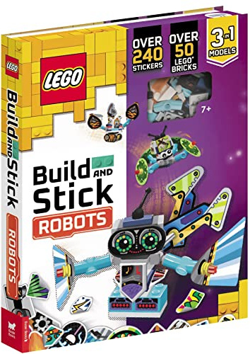 LEGO® Books: Build and Stick: Robots (LEGO® Build and Stick Activity Box)