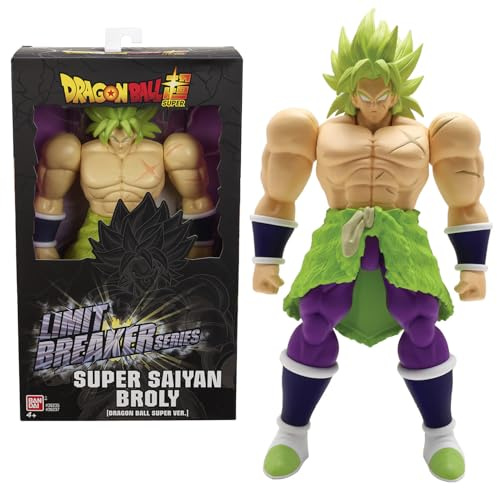 BANDAI Dragon Ball Super - Riesenfigur Limit Breaker 30 cm - Broly Film – 36237, Mehrfarbig, Grünen