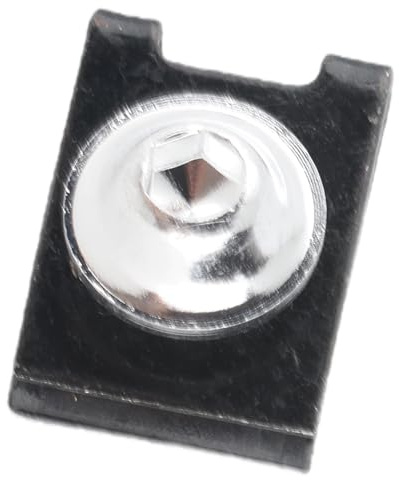 Motorrad-Verkleidungskörper, Schrauben, 10 x M5, Bolzen-Set, Körper, Spire Geschwindigkeit, Befestigung, Clip, Mutter, aus Aluminium (Silber)