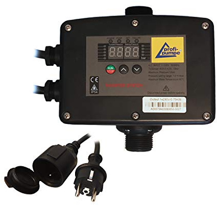 INVERTER PUMPENSTEUERUNG 2-0,75KW verkabelt DRUCKSCHALTER DURCHFLUSSWÄCHTER Automatic-Controller für Brunnenpumpe Tauchpumpe Kreiselpumpe