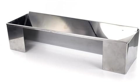 Moule à Bûche Métal Triangulaire 31cm Argent