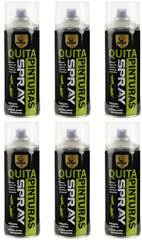 H HANSEL HOME Spray de Quita Pintura, Elimina Capas de Pintura Barnices Esmaltes 400ml - Pack de 6 Unidades
