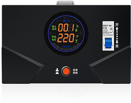 Trasformatore di Isolamento, Convertitore di Tensione Leggero Amplificatore Audio Speciale, Convertitore di Tensione da 220 V a 220 V con Protezione da Interruzione del Circuito,Black,500VA