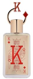 Fragrance World King of Diamonds (K) Eau de parfum pour homme et femme 80 ml Eau de parfum arabe Parfum poker