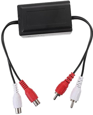 Veemoon Erdschleifen-rauschisolator Für Auto-Audio-systeme Brummen-Filter Rauschunterdrückungs-Isolator Car-Audio-zubehör Rauschen-Filter Für Heim-stereoanlagen