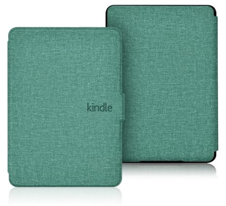 XENITE Hülle for Kindle 2022 Paperwhite 5 4 3 2 1 2021 8. 10. 11. Generation 6 6,8 Zoll Magnettasche mit automatischer Sleep/Wake-Funktion (Farbe : Grün, Size : J9G29R 2019 10th)
