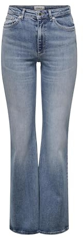 ONLY Female Flared fit Jeans ONLJUICY Hohe Taille Ausgestellt Jeans