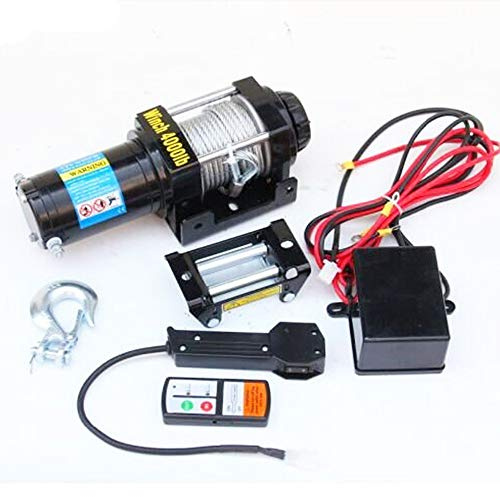 Cuerdas para Remolque 3500LB Torno, cabrestante eléctrico 12V, 4X4 / UTV/ATV Winch