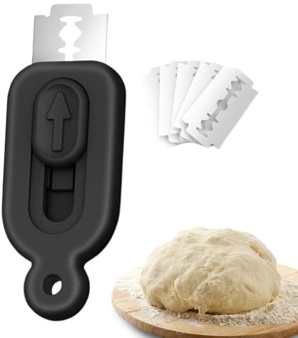 Taglierina per pane a lievitazione naturale, strumento per segnare la pasta madre, Strumento per rasoio da taglio per taglierina per pane retrattile, Strumento ergonomico per tagliare il pane, accesso