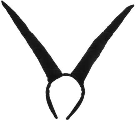 BESTonZON Bull Horn Hairband Für Halloween Faltbare Ox Horn Haarband Dekoration Für Cosplay Maskerade Und Partys Weich Und Bequem Für Festliche Anlässe