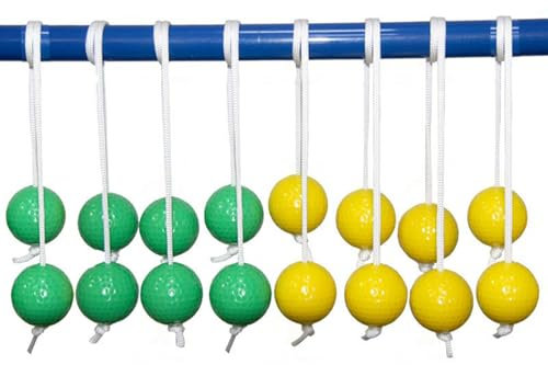 Geschicklichkeitsspiel, Set mit 6 Outdoor-Bällen für Leiterspiel | Interaktives Spiel im Freien für und Erwachsene – Freizeit, Garten, Partys mit Freunden