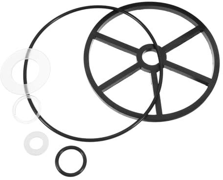 TOYANDONA Junta Tórica Negro de Goma, para de Filtro de Piscina | Junta Depuradora Gre, Repuesto para Equipos de Piscina, Ajuste Preciso E Instalación Fácil, Paquete de 1 Set