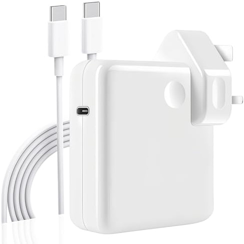 bokilino 96W USB C Charger for MacBook Pro/Air with 6.6ft Cable | 96W power output, M3 M2 M1 compatible, E-mark cable, CE FCC standards, multi-device charging support