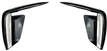 Fendinebbia Copertura Trim Per MG4 EV Mulan 2022 2023 2024 Paraurti Anteriore Sinistro O Destro Griglia Fendinebbia Striscia Di Finitura Con Foro O Senza(Left with hole)