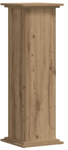 Generico Supporto per Piante Rovere Artigianale 33x33x100 cm Truciolato,Casa e Giardino,Prato e Giardino,Giardinaggio,Supporti per Piante,Marrone,14.5 kg,852986