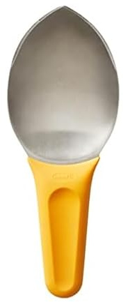3-in-1 Mango Slicer Tool, Stainless Steel Mango Peeler Scoop Dicer, Fruit Pit Remover & Flesh Cutter for Kitchen, Ergonomic Handle Mango Splitter for Snacks Smoothies