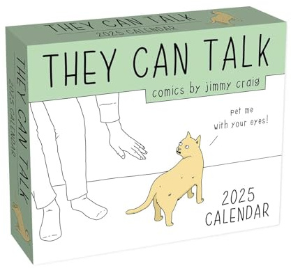 They Can Talk Comics 2025 Day-to-Day Calendar: Pet Me ...with Your Eyes!
