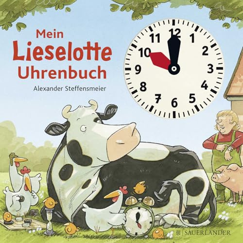 S. Fischer Verlag Lieselotte Uhrenbuch, Silver (Lernen, basteln und spielen mit Kuh Lieselotte)