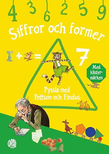 ppssla med pettson och findus : siffror och former med klistermärken