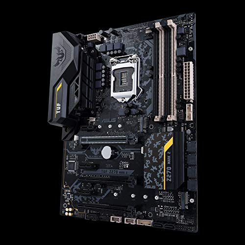 Asus TUF Z270 Mark 2 Gaming Mainboard Sockel 1151 (ATX, Intel Z270, Kabylake, 4x DDR4-Speicher, USB 3.1, M.2 Schnittstelle)