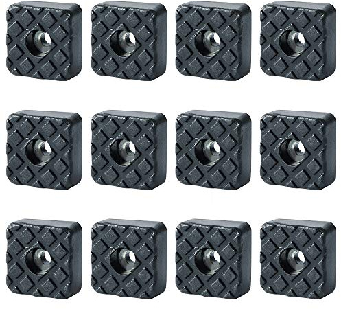 SAYAYO Non-Slip Rubber Feet for Outdoor Garden Furniture Feet 22MM*22MM