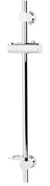 Bristan CAS RRAIL02 C Casino Riser Rail with Adjustable Position Bracket, Chrome