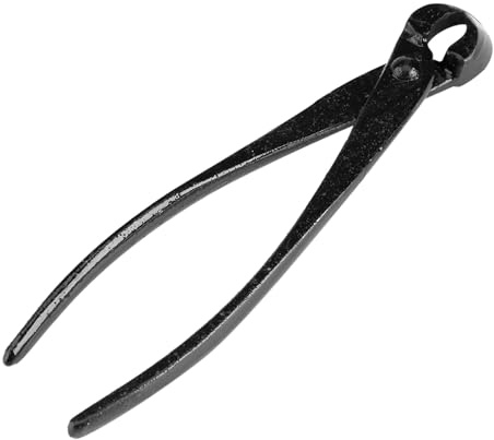 Zerodis Bonsai Knospenzange 205mm Langgriff Zinklegierung Schwarz – Professionelles Bonsaiwerkzeug für präzise Gartenarbeit und Obstbaumpflege
