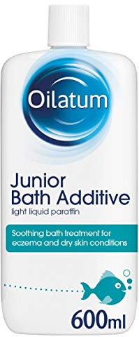 Oilatum Junior Emollient Bath Additive for Eczema and Dry Skin Conditions, 600 ml (Pack of 1)