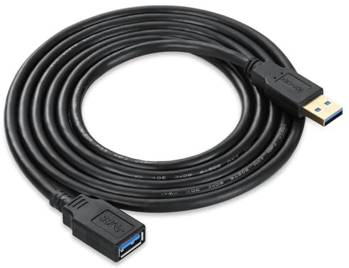 XBOHJOE USB 3.0 Extension Cable 5m/15FT USB 3.0 Extender High Speed Cord Type A Male to A Female Extension Cable for USB Mouse,Keyboard Extension cable