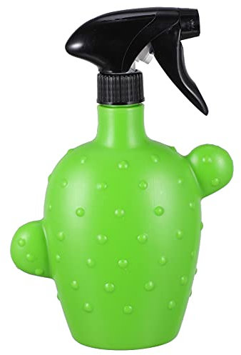 Yardwe 750ML Trigger Arrosoir Mignon de Bande Dessinée Cactus Forme Pincée Bouilloire en Plastique Arrosage Pot Enfants Plage Jouets pour La Maison Jardin Plantes Fleur Pépinière