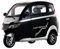 Veleco Advena - 3-Rad Kabinen Moped mit geschlossener Kabine - komplett montiert und fahrbereit - 2 Sitze - Gurte - Radio, USB-MP3- und MP4-Player, Bluetooth - Rückfahrkamera (Schwarz)