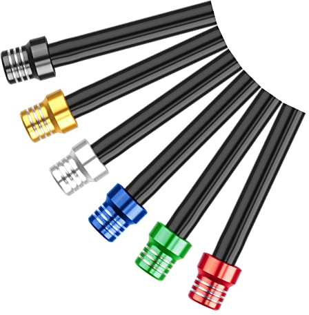6pcs Fuel Tank Cap Valve, Aluminium Fuel Tank Vent Valve 7.1cm Breathable Fuel Cap Air Vent Hose Motorcycle 6 Colors Gas Tank Vent for 50cc 110cc 70cc 125cc Motorcycle