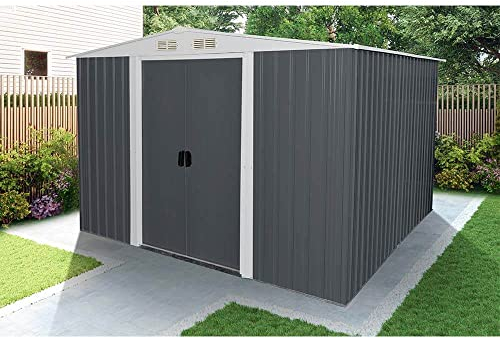 HOME DELUXE - Geräteschuppen BOHIO - Größe: XL - Maße 258 x 206 x 177 cm, Raumfläche 5,2 m², inkl. Fundament I Gerätehaus Gartenschuppen Gartenschrank