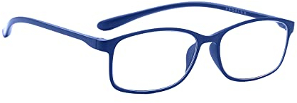 PROFLEX BluOptix filtre de lumière bleue, légères, flexibles, résistantes aux rayures, les femmes et les hommes, d'ordinateur, lunettes de lecture(BLU; +4,0)