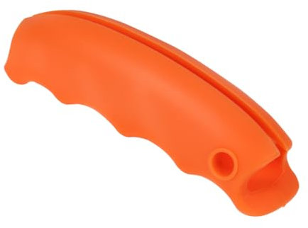 Ciieeo Silicone Labor-saving One-trip Grocery Bag Holder Orange 9x2.3x2.5cm Multi-functional Device for Easy Carrying and Hand Protection