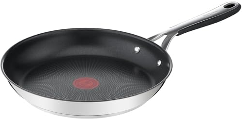 Tefal Jamie Oliver Kitchen Essentials Stainless Steel Non-Stick Induction Compatible 28 cm Frying Pan