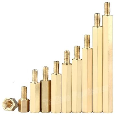 5-20 stücke M3 Hex Männlich Zu Weiblich Messing Standoff Spacer Abstand Schraube Sechskant Bolzen Mutter Gewinde Säule PCB computer PC Motherboard(Size:M3x60 6mm (5pcs))